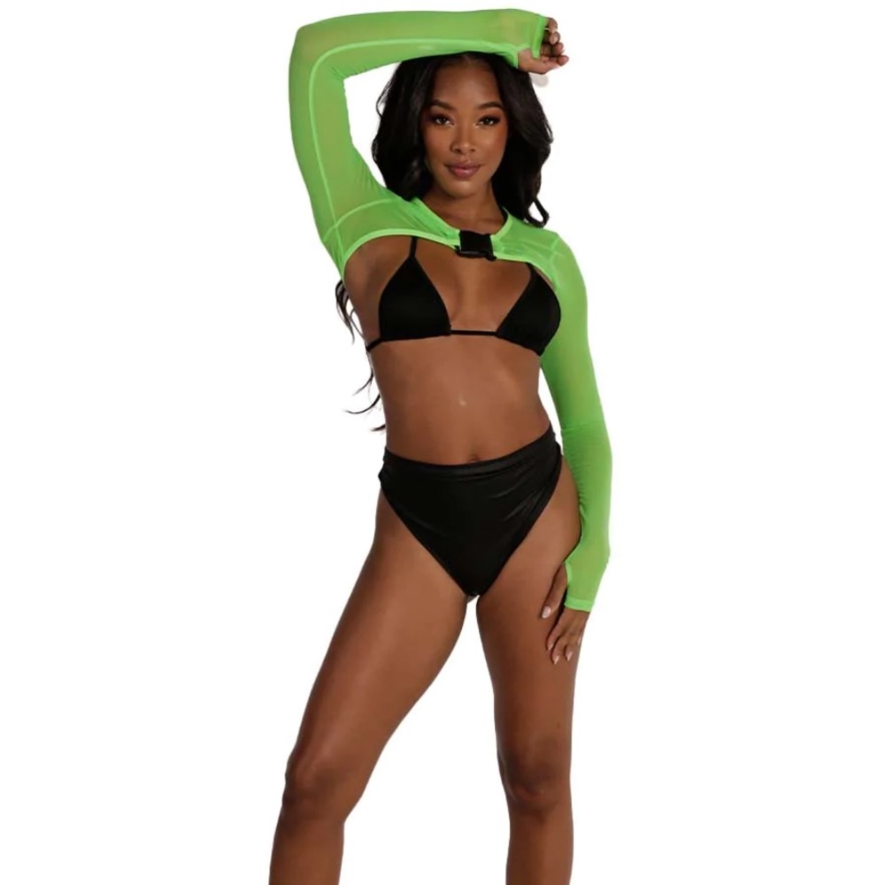 mesh crop top